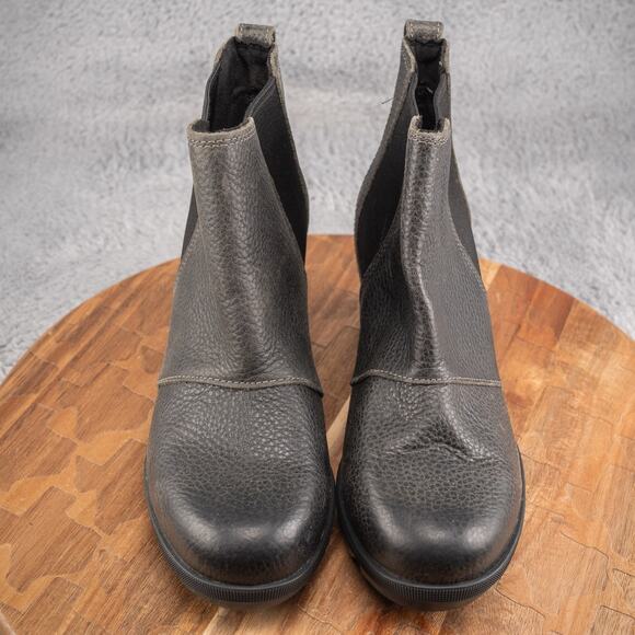 Sorel Womens Joan Of Arctic Boot Size 8 Waterproof Gray Chelsea Bootie Wedge - Picture 2 of 7